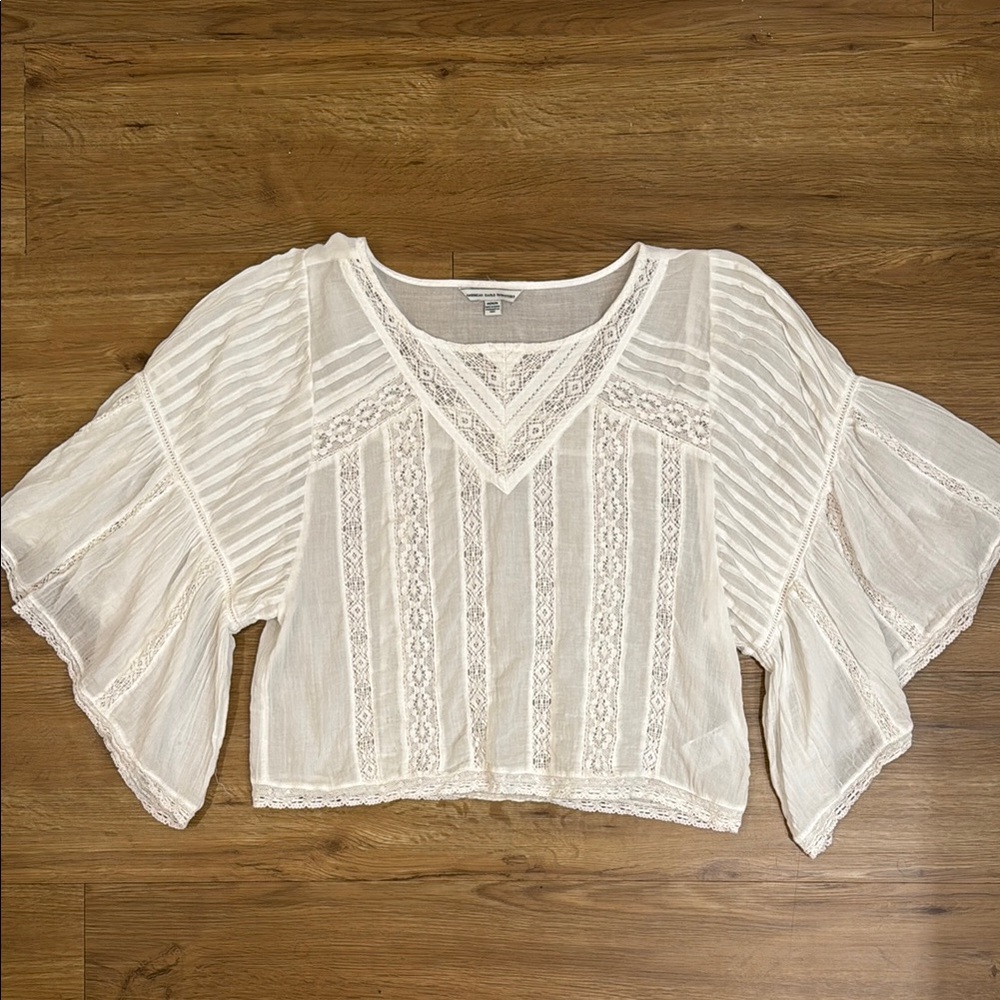 American Eagle Outfitters Bell Sleeve Top